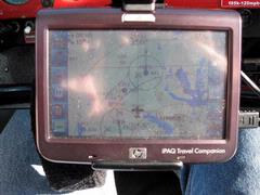 Closeup of AnywhereMap ATC, mounted directly to the face of the yoke with a ProClip adjustable ball mount 1-IMG_0882.JPG